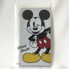 匿名配送★ミッキーミニーダブルポケットケース非売品チケットホルダーマスクケース