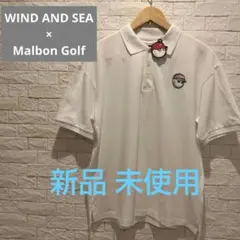 WIND AND SEA ×Malbon 長袖ポロシャツ　ゴルフ　【超美品】 2026年最新】windandsea ゴルフの人気アイテム - メルカリ