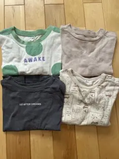 長袖Tシャツ 4枚セット ロンT 90サイズ