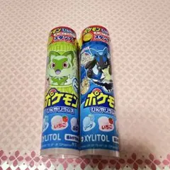 ミュウ&ミュウツー　スタンプ ロッテ キシリトール ポケモンひんやりラムネ