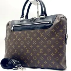 ルイヴィトン モノグラム マカサー ポルトドキュマン ジュール ハンドバッグ LOUIS VUITTON（ルイ・ヴィトン） ルイ ヴィトン モノグラム マカサー