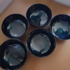 どんぶり 丼 5客セット 花蝶蒔絵のサムネイル