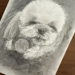 切り絵 シーズーちゃん - メルカリ