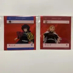 鬼滅の刃　冨岡義勇・煉獄杏寿郎　全集中展　ランダムSNS風クリアカード