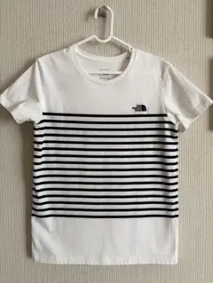 美品THE NORTH FACE ボーダーTシャツ Lサイズのサムネイル