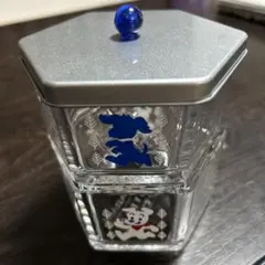 【未使用】原田治 ミスタードーナツ ガラス容器 2個セット レトロ