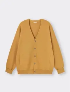 GU マスタード Vネック カーディガン