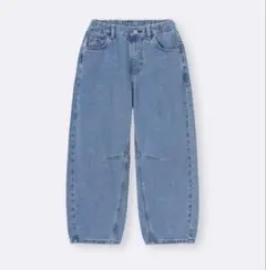☆GU☆150cm バレルレッグジーンズ