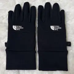 【極美品】ノースフェイス　イーチップグローブ　黒　XXS スマホ操作可能
