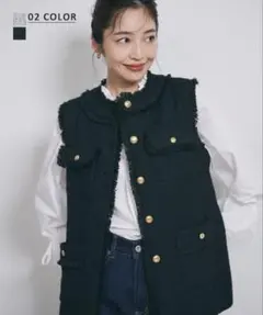 【MAAYA DESIGN】ツイードジレ♡BASEMENT ONLINE