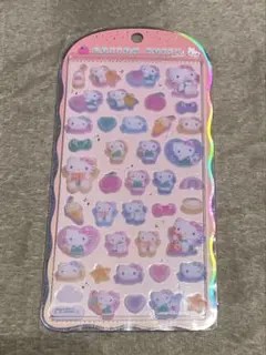 キティ　コットンパフィシール　サンリオ