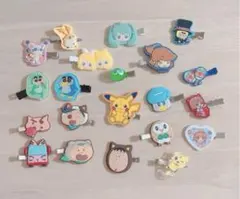 前髪クリップ 未使用品 クレヨンしんちゃん ポケモン プリキュア アニメ ボカロ