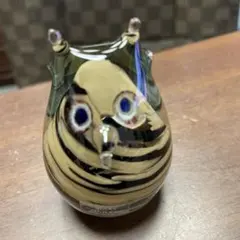 Murano ムラーノガラス フクロウ 置物 イタリア製 ハンドメイド