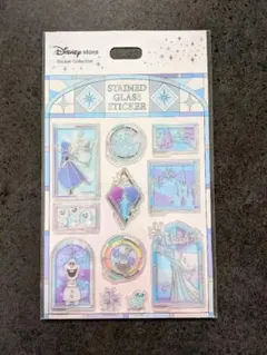【匿名発送】ディズニーストア　ステンドグラスステッカー　アナと雪の女王