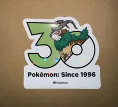 ポケモン メガフェスタ 韓国 30周年 ランダムステッカー バスラオ③