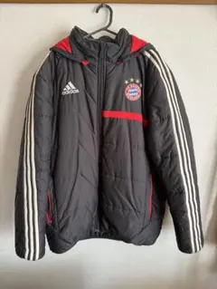 adidas FCバイエルン ダウンジャケット 黒/赤(レア)