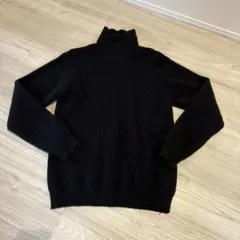 THE SHOP TK ブラック ニット セーター L