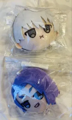 ブルーロック　お顔ぬいぐるみキーホルダー　凪誠士郎　御影玲王