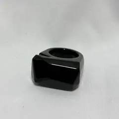 ○良品☆バカラ 11号 リング 指輪 ブラック 黒 クリスタル - メルカリ
