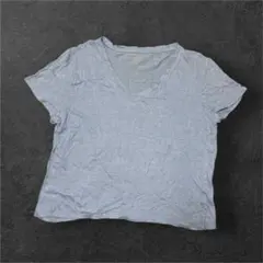 J.Crew 水色 Vネック 半袖Tシャツのサムネイル