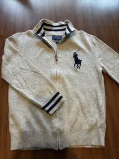 POLO RALPH LAUREN ハーフジップ ニット グレー 6