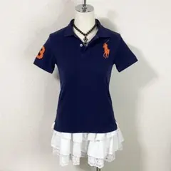 y2k ラルフローレン ビッグポニー ポロシャツ 平成ギャル 平成女児