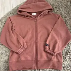 b.room フード付きトレーナー オレンジ