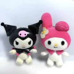 【希少】おねがいマイメロディ ぬいぐるみキーホルダー マイメロ クロミ サンリオ