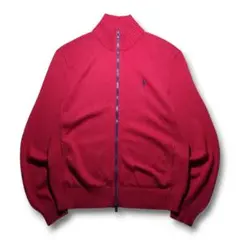 美品 POLO RALPH LAUREN ドライバーズニット ダブルジップ M