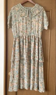 BEAMS (F) 七分袖 ギャザー ゆったり ロング シャツ ワンピース 白 INTERNATIONAL GALLERY BEAMS - BEAMS (F) 七分袖 ギャザー ゆったり