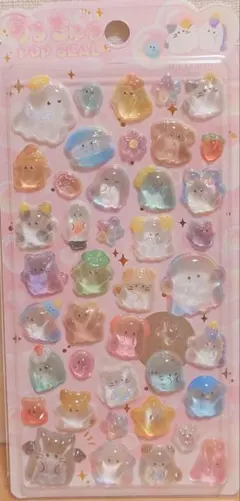 おばけ　うるちゅるポップシール