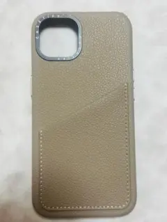 CASETiFY ケースティファイベージュ iPhone14 ポケット付き