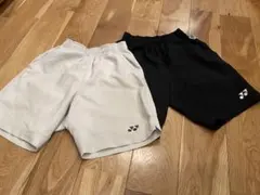 限定お値下げ！　ヨネックス　パンツ　黒130 白130