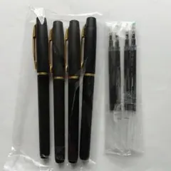 ブラックゲルペン4本リィフレ4本[0.7mm]
