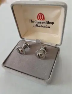 The Custom Shop シルバー カフリンクス ケース付き