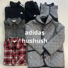 男の子　ブランド子供服まとめ売り　140 adidas ジャージ　hushush