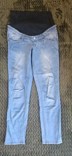 マタニティ用ライトブルーパンツ M