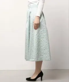 美品 UNITED ARROWS ジャガード スカート ロング