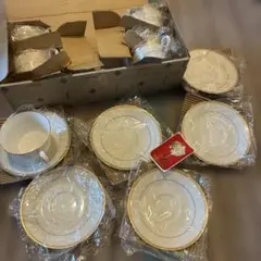 ノリタケ アイボリーチャイナ ティーカップ6客