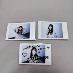 ナナブンノニジュウニ ナナニジ 22/7 月城咲舞 サイン入りチェキ2枚