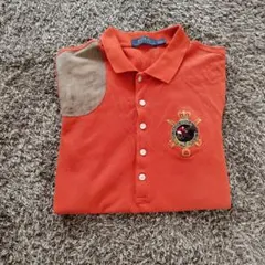 最終お値下げ【希少】Polo Ralph Lauren オレンジ ポロシャツ M