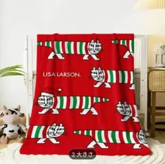 LISA LARSON 猫柄毛布 70x100cm