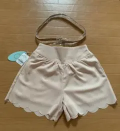 ricori ショートパンツ　ベルト付き