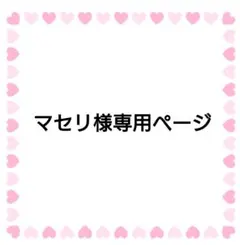 マセリ様専用ページ