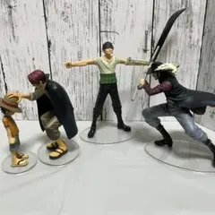 ワンピース ドラマチック フィギュア シャンクス ルフィ ゾロ ミホーク