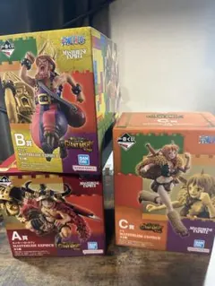 一番くじ ワンピース GIANT BASH フィギュア3点ポスター 7点おまけ付