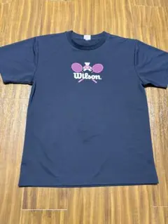 Wilson バドミントン Tシャツ M ネイビー