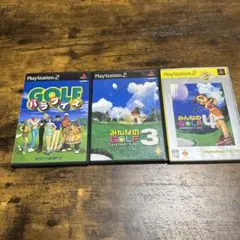 PlayStation2 GOLFパラダイス等3枚セット
