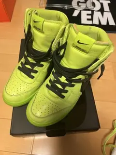 NIKE AMBUSH 蛍光イエロー ハイカットシューズ 箱あり - メルカリ