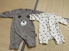 【ベビー服】ロンパース ２枚セット